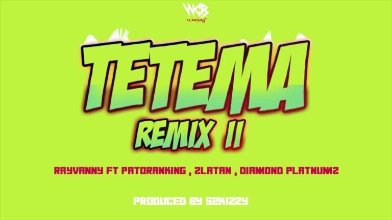 AUDIO Rayvanny – Tetema Remix Ft. Diamond Platnumz X Patoranking X Zlatan MP3 DOWNLOAD